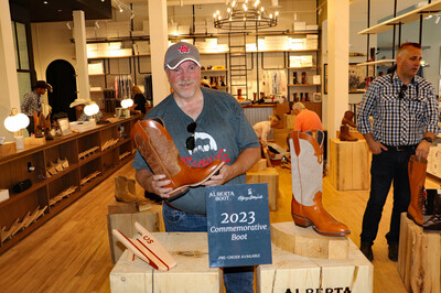 Boot shopping at Alberta Boot Co.
