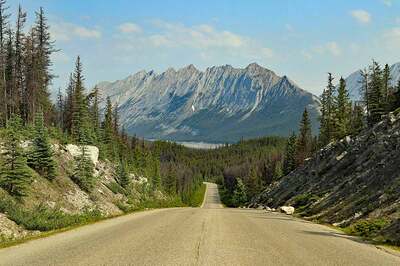Road to Lake Maligne

